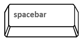 spacebar